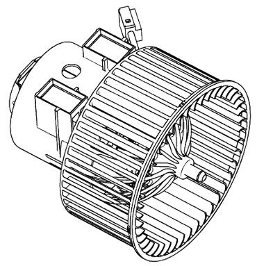 Land Rover HVAC Blower Motor LR016627 - Behr 351040271